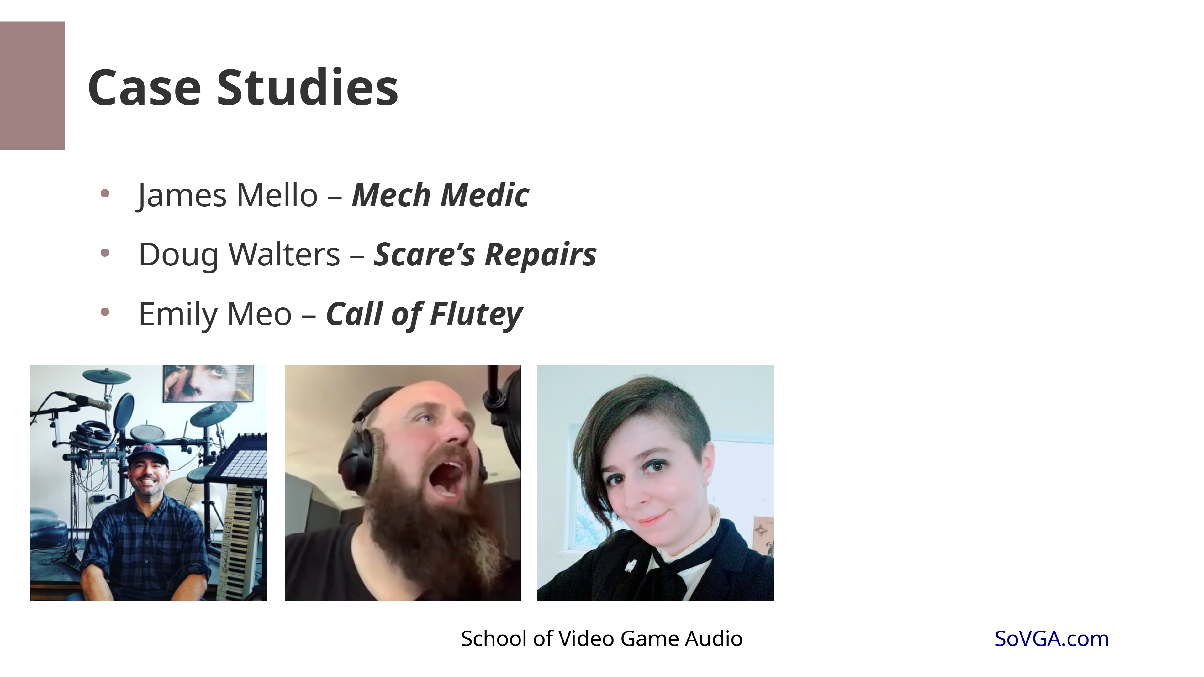 Game Audio for Game Jams